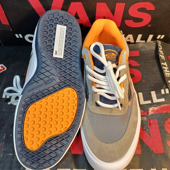 Vans Men's 8/Women's 9.5 Wayvee Smoke/Navy Skateboarding Shoes VN0A5JIAY04 - Picture 4 of 13